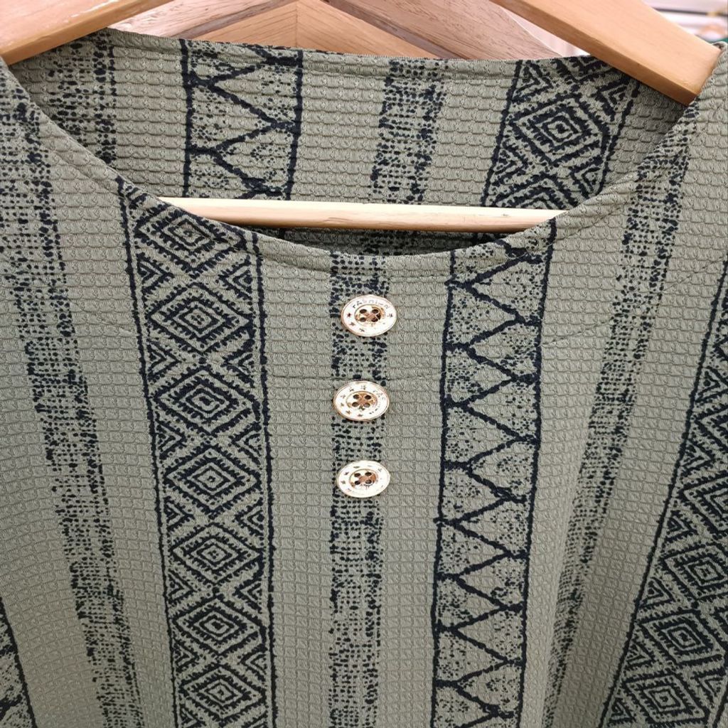 خرید اینترنتی قیمت تونیک مانتویی زنانه راه راه تسلا درجه یک پاییزه