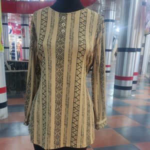 تونیک مانتویی زنانه راه راه تسلا