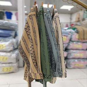 خرید اینترنتی قیمت تونیک مانتویی زنانه راه راه تسلا درجه یک پاییزه