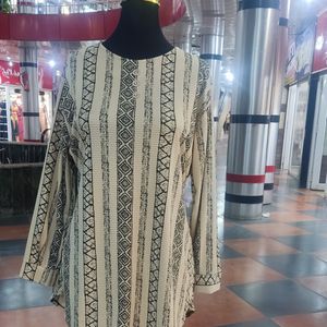 قیمت ارزان تونیک مانتویی زنانه راه راه تسلا