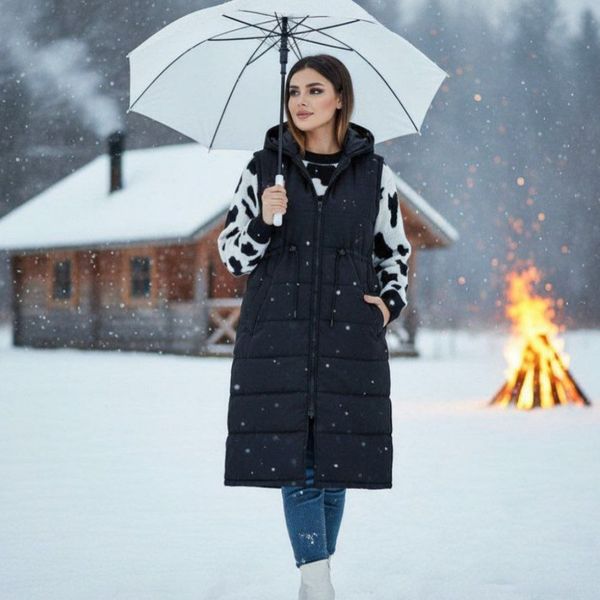 پافر زنانه طرح کمر گت‌دار