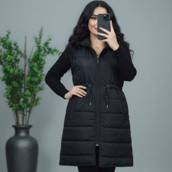 پافر زنانه طرح کمر گت‌دار