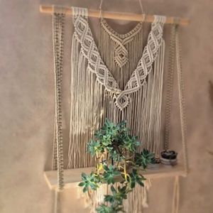 شلف مدرن مکرومه طرح مهرآنا