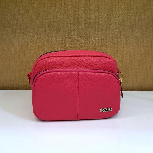 کیف دوشی مدل ECCO رنگ سرخابی