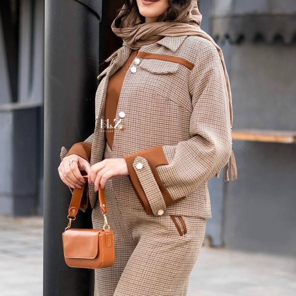 کت و شلوار زنانه طرح راسپینا