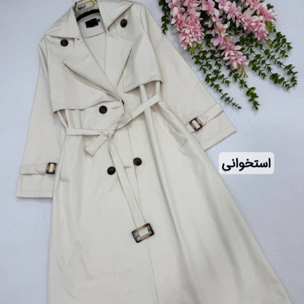 خرید اینترنتی مانتو زنانه طرح بارانی