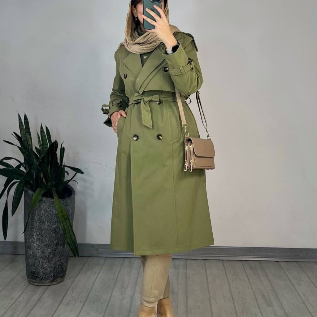 خرید اینترنتی مانتو زنانه طرح بارانی