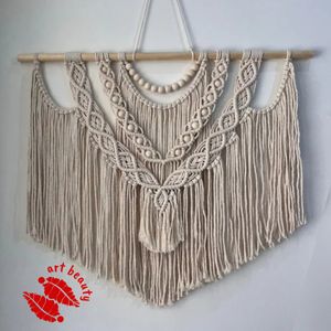 دیوارکوب آویز مکرومه طرح شکوه