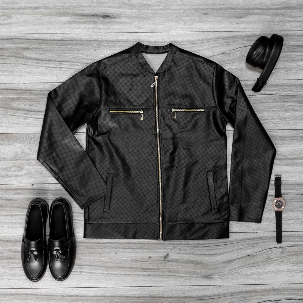 خرید آنلاین کاپشن چرم مردانه مدل SERGIO