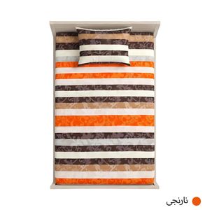 مشخصات روتختی کش‌دار تترون بروجرد یکنفره مدل پیام همراه روبالشتی | سایز 200*90