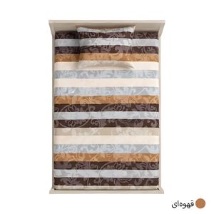 قیمت روتختی کش‌دار تترون بروجرد یکنفره مدل پیام همراه روبالشتی | سایز 200*90