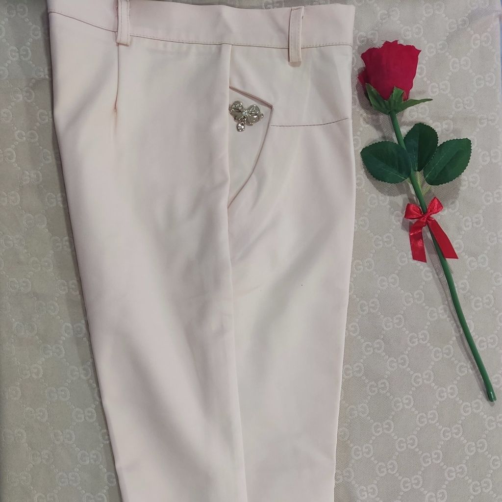 خرید آنلاین شلوار زنانه پارچه ای قد نود و پنج چاکدار