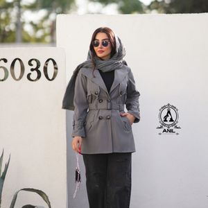 خرید اینترنتی مانتو بارانی زنانه ژیله فلش