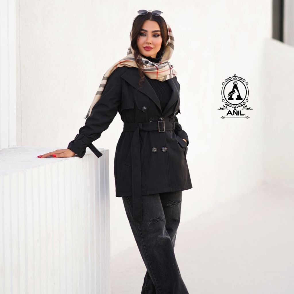 خرید انلاین مانتو بارانی زنانه ژیله فلش