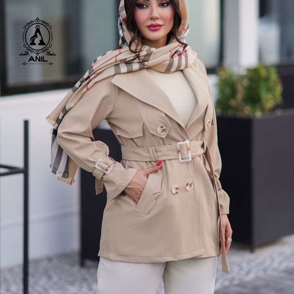 مشخصات مانتو بارانی زنانه ژیله فلش