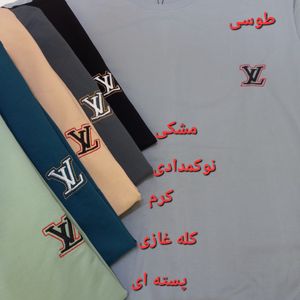 خرید انلاین بلوز یقه گرد سایز بزرگ پاییزه LV