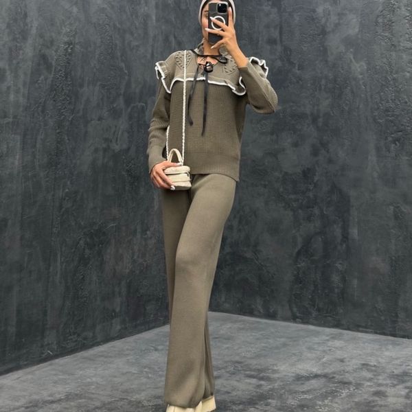 ست دو تیکه بافت کد2