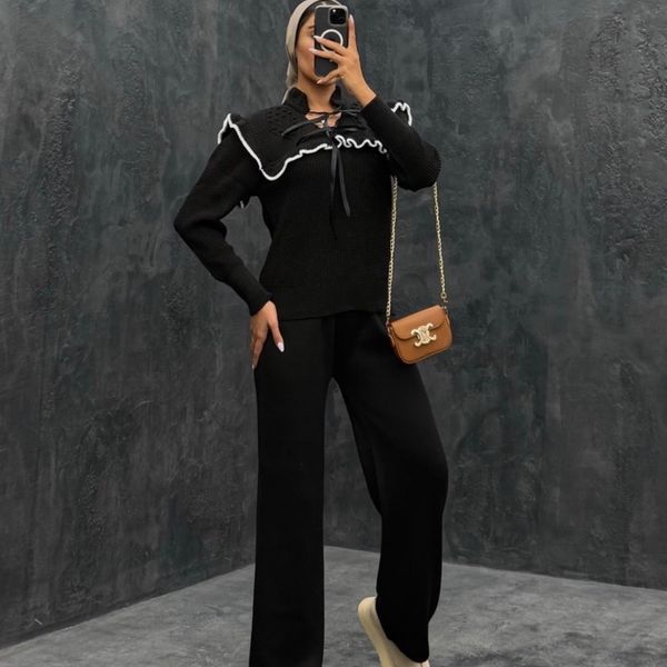 ست دو تیکه بافت کد2