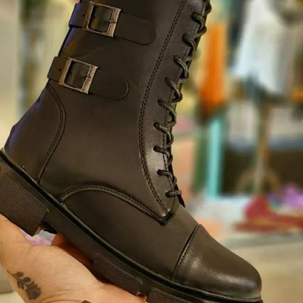 بوت ساقدار زیپ دار