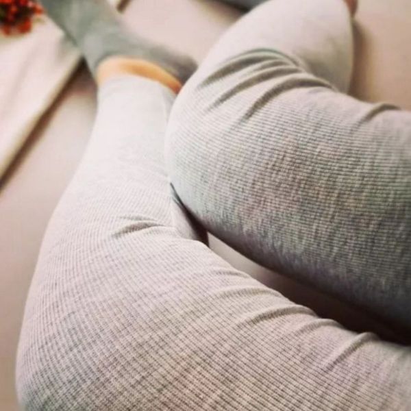 شلوار زنانه طرح لگ کبریتی داخل کرک