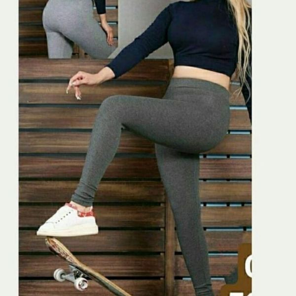 شلوار زنانه طرح لگ کبریتی داخل کرک