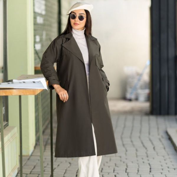 مانتو بارانی زنانه مدل نورا