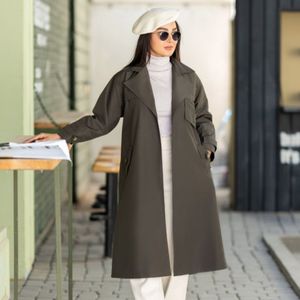 خرید اینترنتی مانتو بارانی زنانه مدل نورا