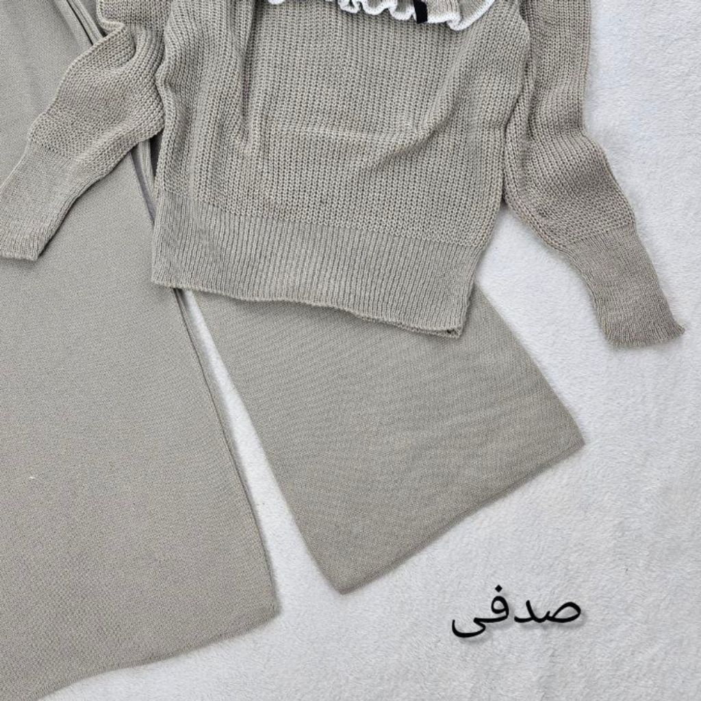 فروش اینترنتی بلوز و شلوار بافت طرح پینترستی