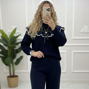 بلوز و شلوار بافت طرح پینترستی