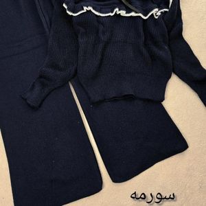 قیمت بلوز و شلوار بافت طرح پینترستی