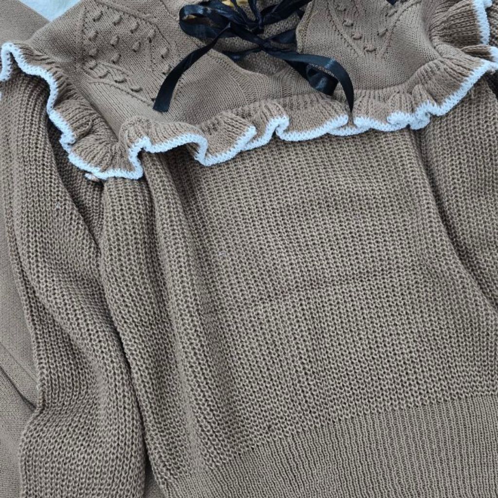 خرید اینترنتی بلوز و شلوار بافت طرح پینترستی