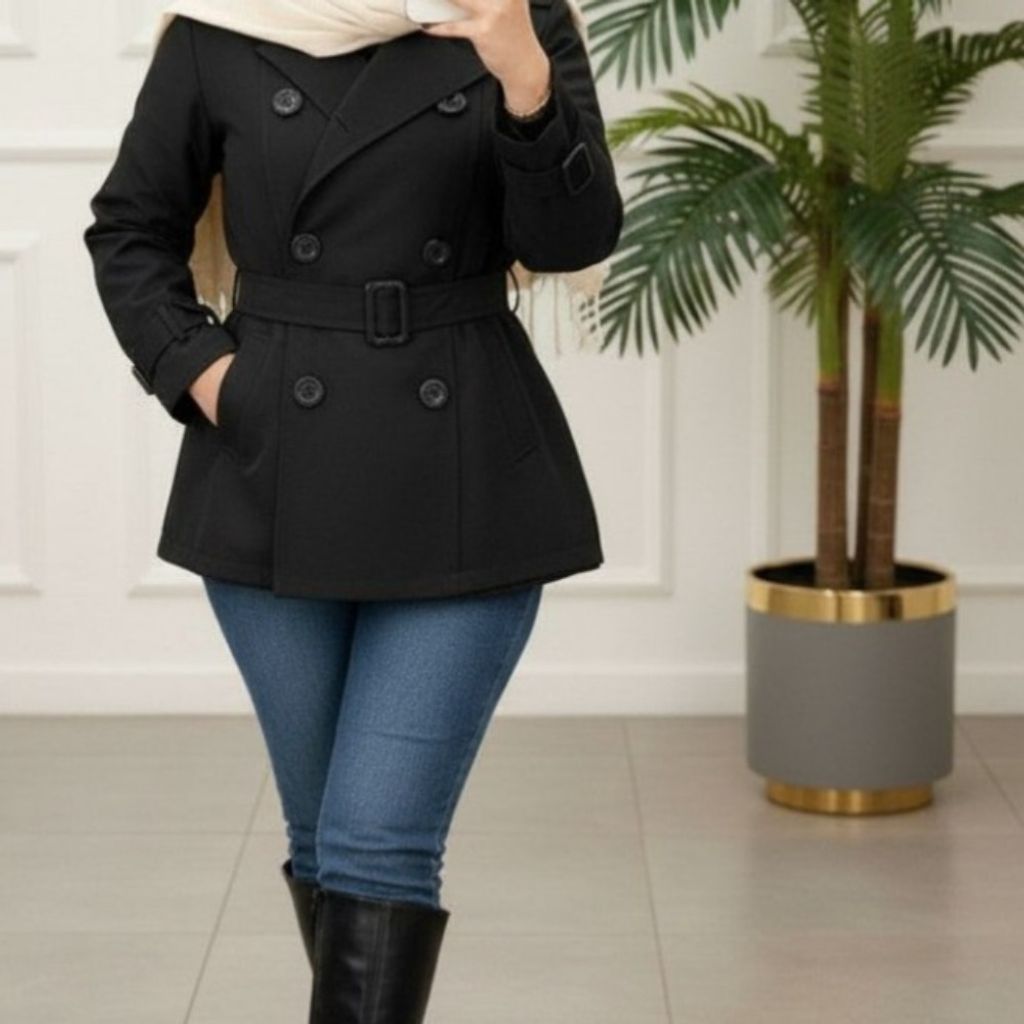 خرید اینترنتی مانتو بارونی شهرزاد