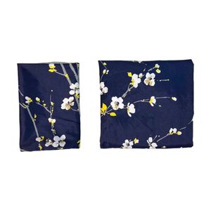 فروش اینترنتی ملحفه کشدار تک نفره طرح شکوفه بهاری | روتختی کشدار با روبالشی گلدار