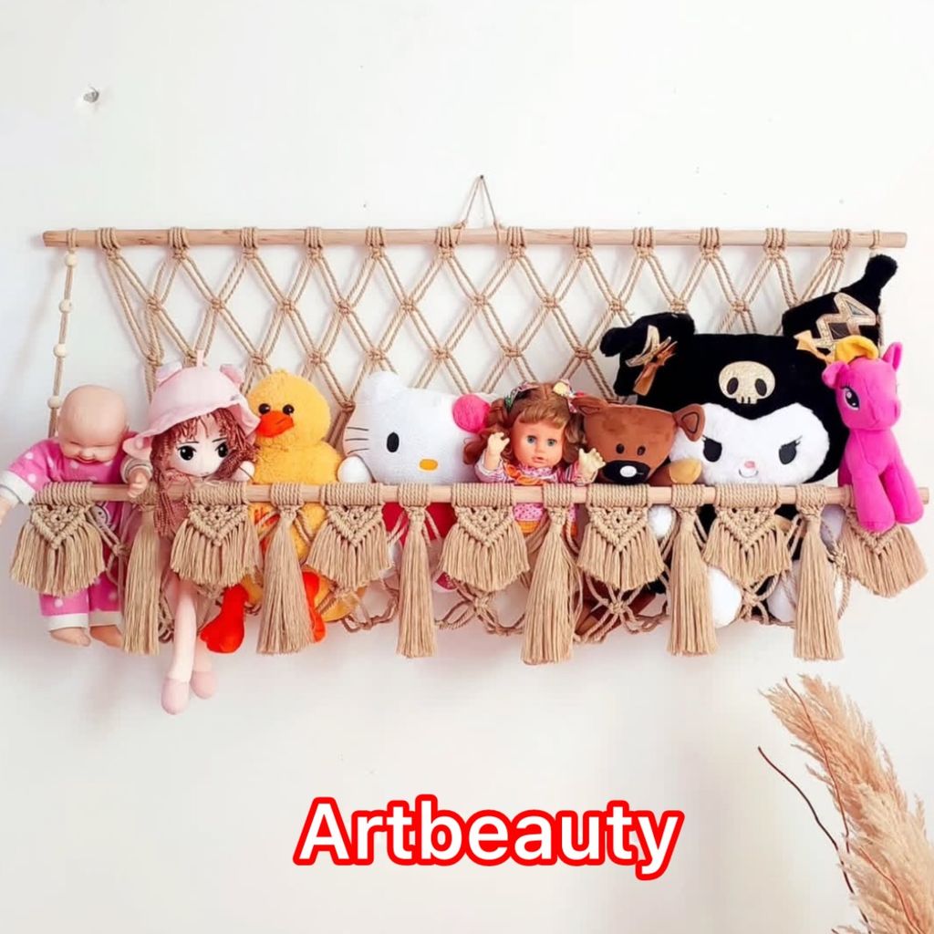 خرید آنلاین هولدر عروسک مکرومه بافی طرح شبنم