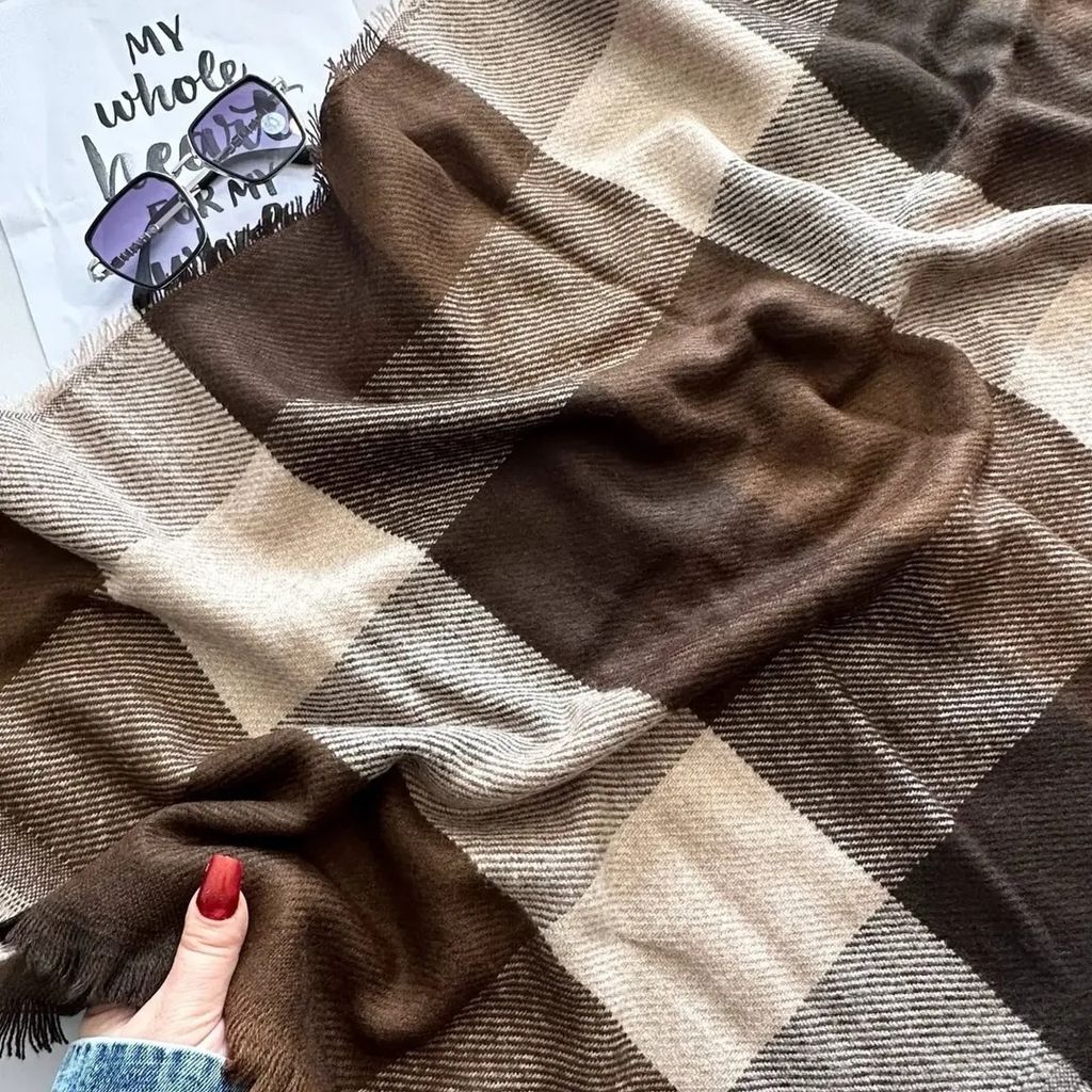 خرید انلاین شاا زمستانه موهر چهارخونه