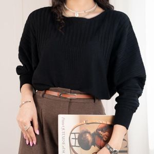 قیمت بلوز بافت مشکی دیبا