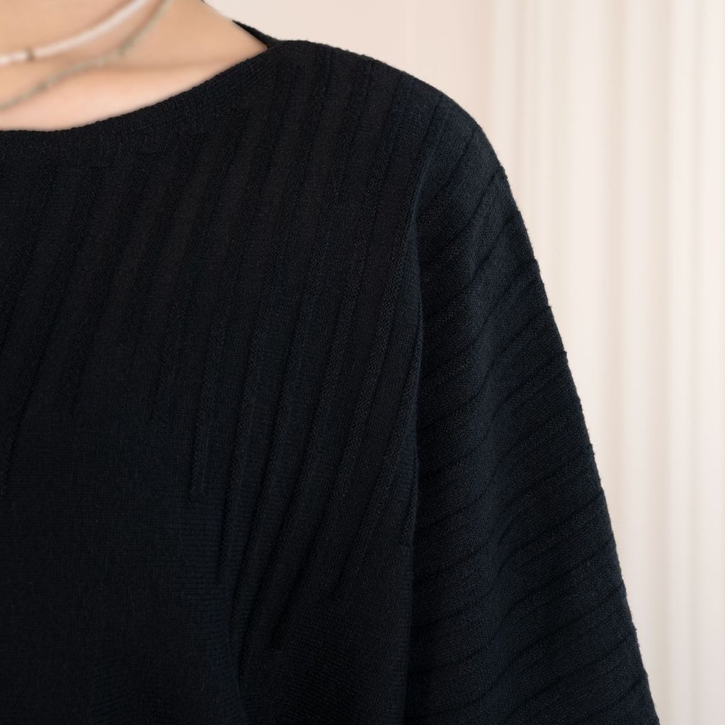 فروش اینترنتی بلوز بافت مشکی دیبا