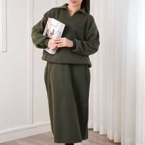 مشخصات ست بلوز و دامن بافت آلما