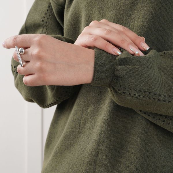 ست بلوز و دامن بافت آلما