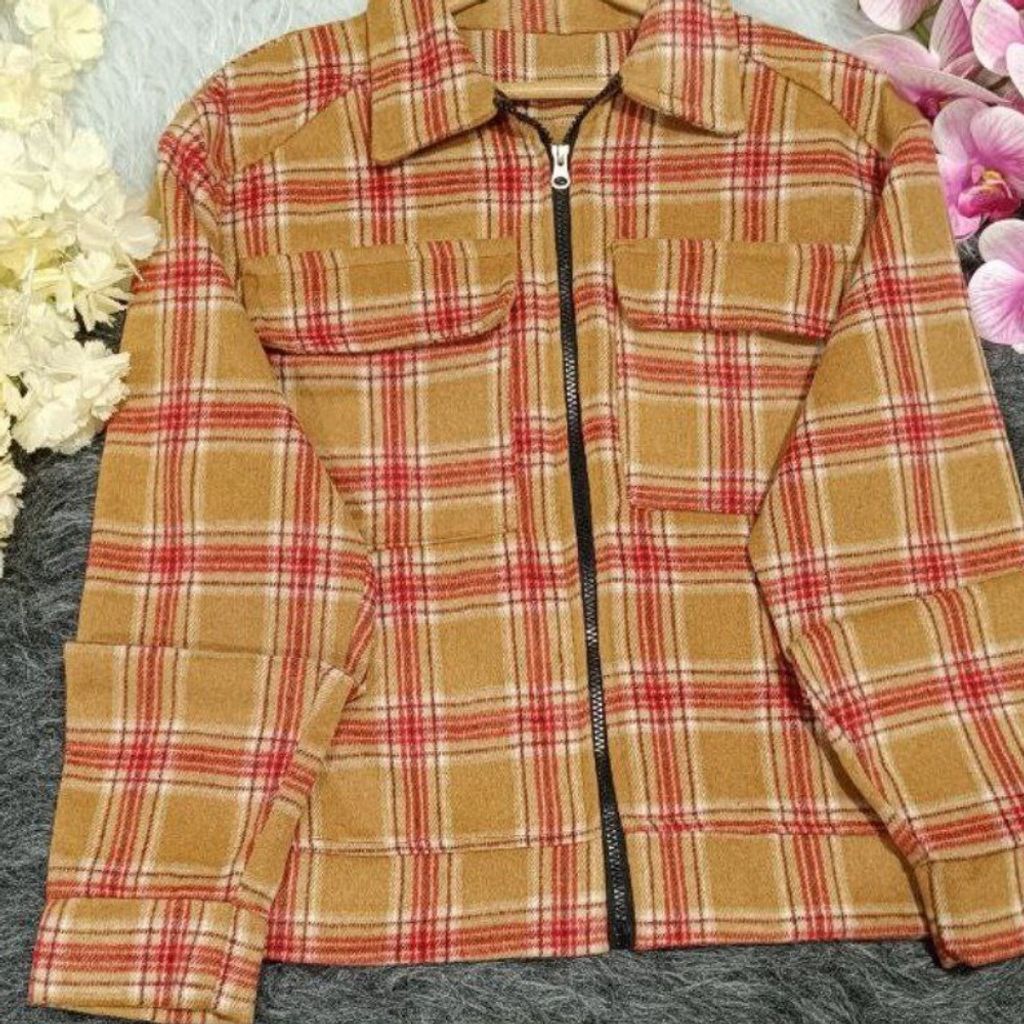 قیمت ارزان شکت پشمی جلو زیپ