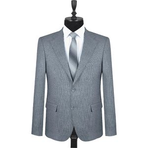 قیمت ارزان کت تک کلاسیک داپل رنگ طوسی روشن کد 1809