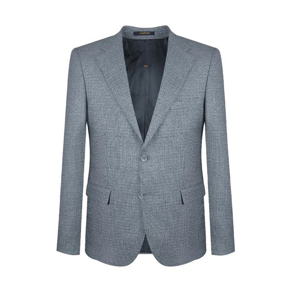 کت تک کلاسیک داپل رنگ طوسی روشن کد 1809