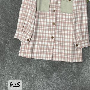 فروش اینترنتی پالتو زنانه طرح ترکیبی فوتر پشمی