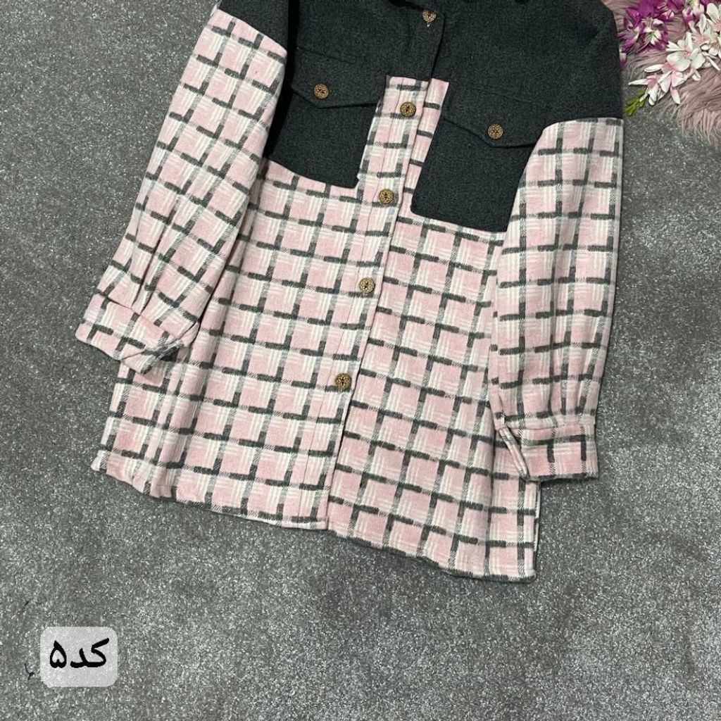 خرید انلاین پالتو زنانه طرح ترکیبی فوتر پشمی