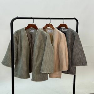 خرید اینترنتی قیمت کت زنانه توییت جناغی آستردار پاییزه