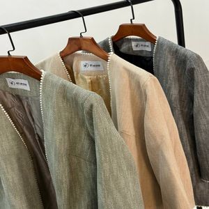 خرید اینترنتی قیمت کت زنانه توییت جناغی آستردار پاییزه