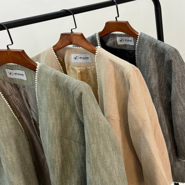 کت زنانه توییت جناغی آستردار پاییزه