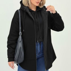 قیمت سوییشرت زنانه طرح جلو زیپ ساده