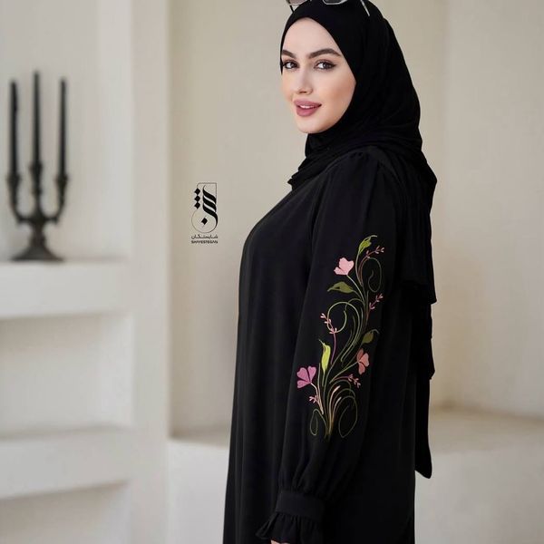 عبای زنانه طرح فرشته