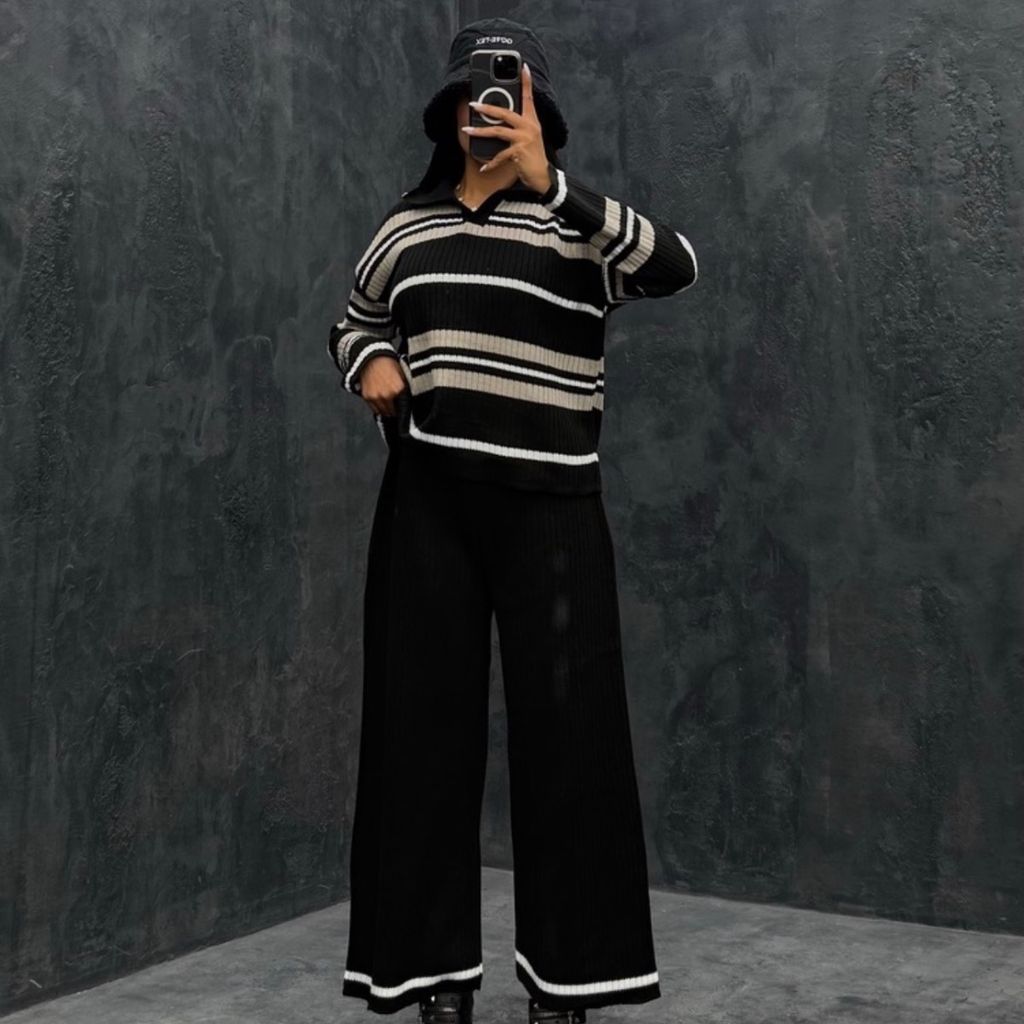 خرید آنلاین ست بافت دو تیکه زنانه